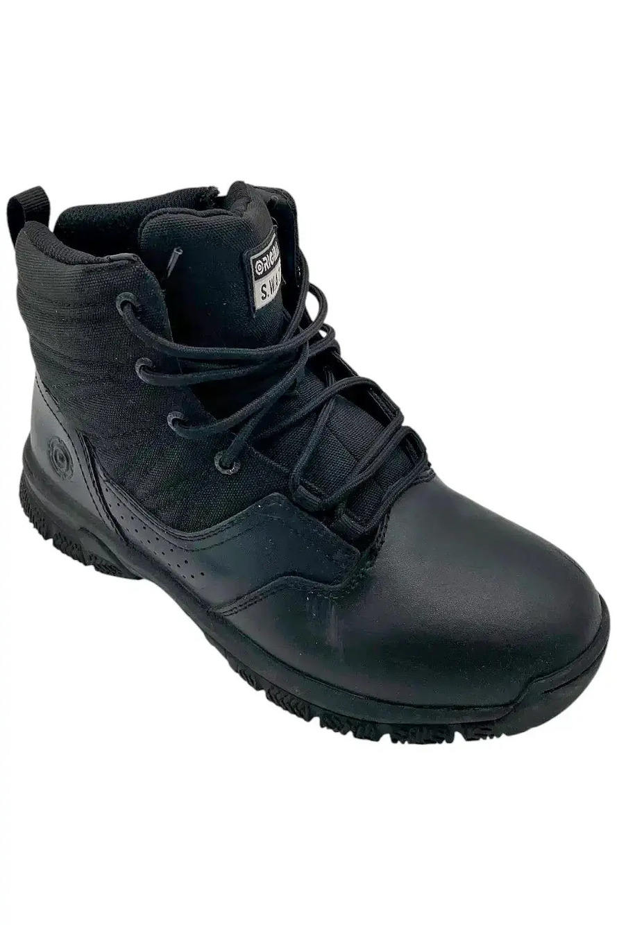 Original SWAT Men's ProTec 6" Side Zip Polishable Toe Boot Black - Medium